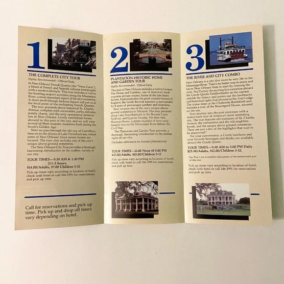 Vintage New Orleans Tour Brochures Holiday Inn Crowne Plaza and Jazz  Festival - Picture 4 of 16
